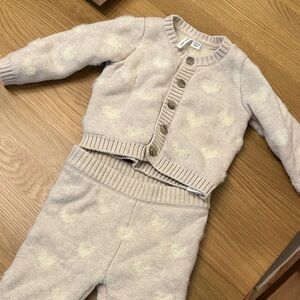 Janie & Jack Knit Baby Cardigan and Pants Set